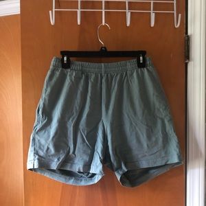 Los Angeles Apparel heavy jersey garment dyed gym shorts size medium